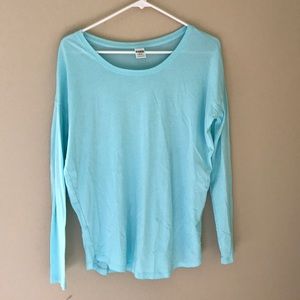 Baby blue long sleeve t shirt (fits like a peko)